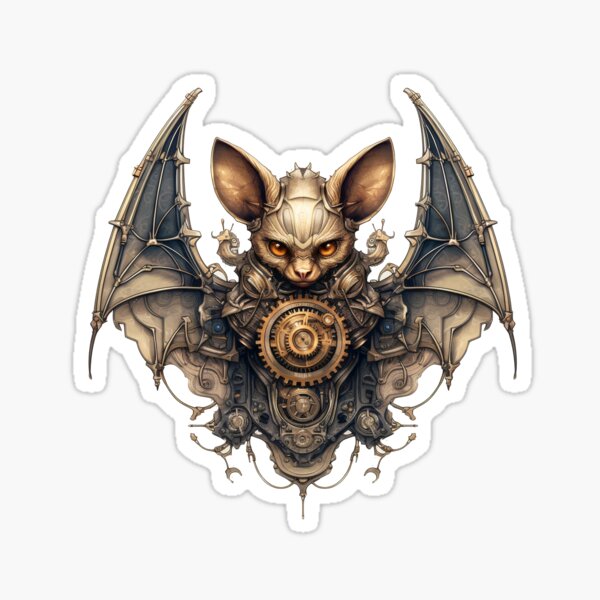 Bat steampunk sticker for sale by galore