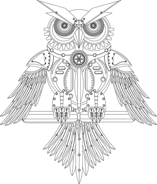 Hundred cyborg owl royalty