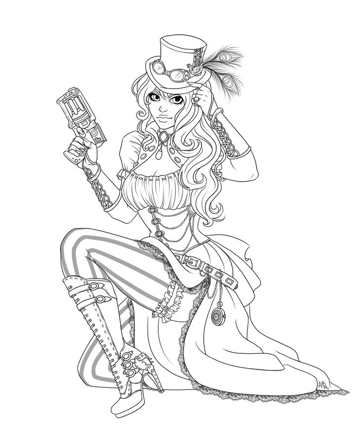 Lunapic edit steampunk coloring coloring pages for girls coloring pages