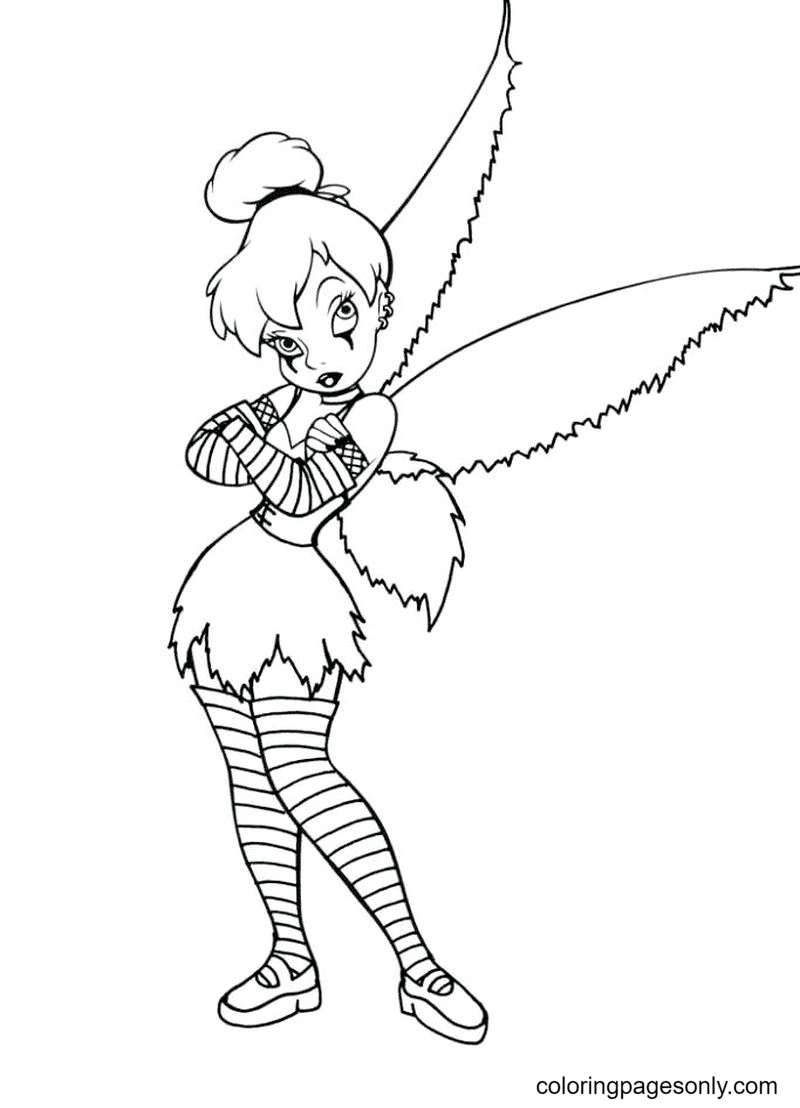 Tinkerbell coloring pages printable for free download