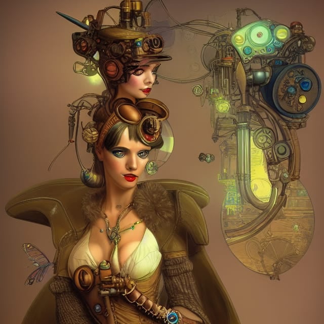 Steampunk tinkerbell rnightcafe