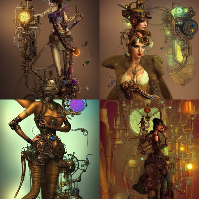 Steampunk tinkerbell rnightcafe