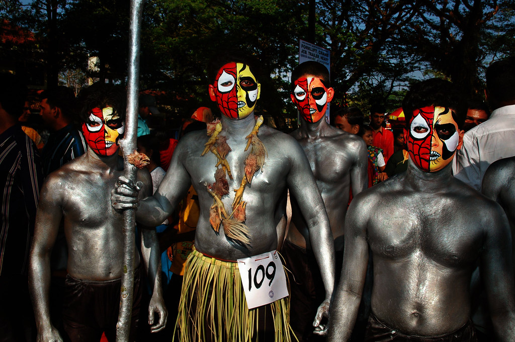 At the fort kochi carnival gather the ic book spidermanâ