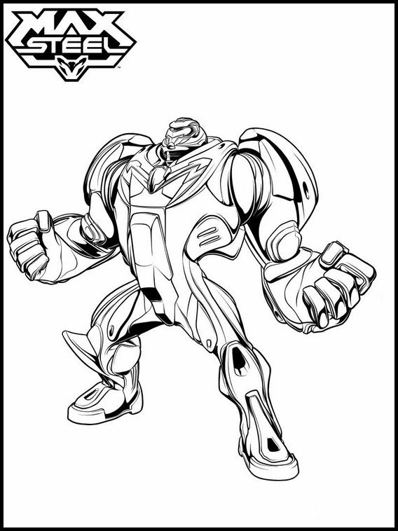 Printable coloring pages for kids max steel max steel super coloring pages superhero coloring pages