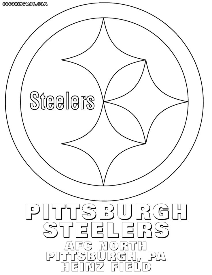 Steelers logo coloring pages