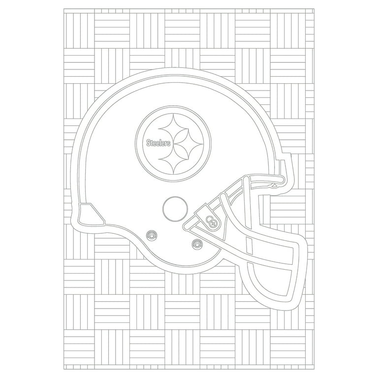 In the sports zone nfl adult coloring book pittsburgh steelers