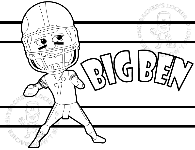 Free steelers coloring pages