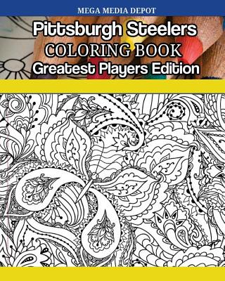 Pittsburgh steelers coloring book greatest players paperback schuler books