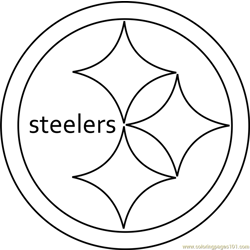 Football logos coloring pages for kids