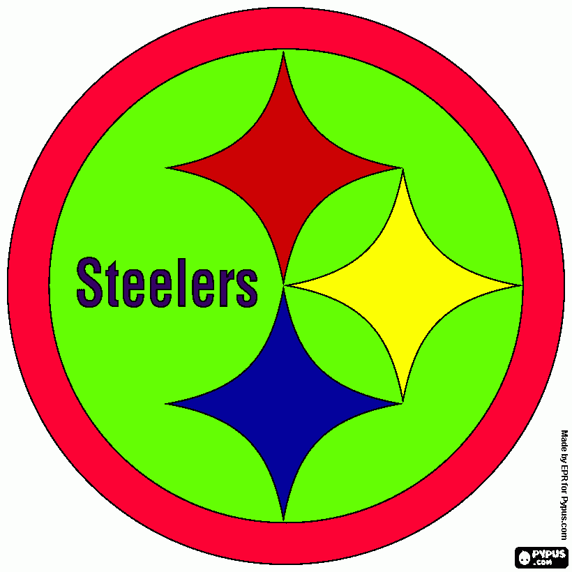 Pittsburgh stee coloring page printable pittsburgh stee