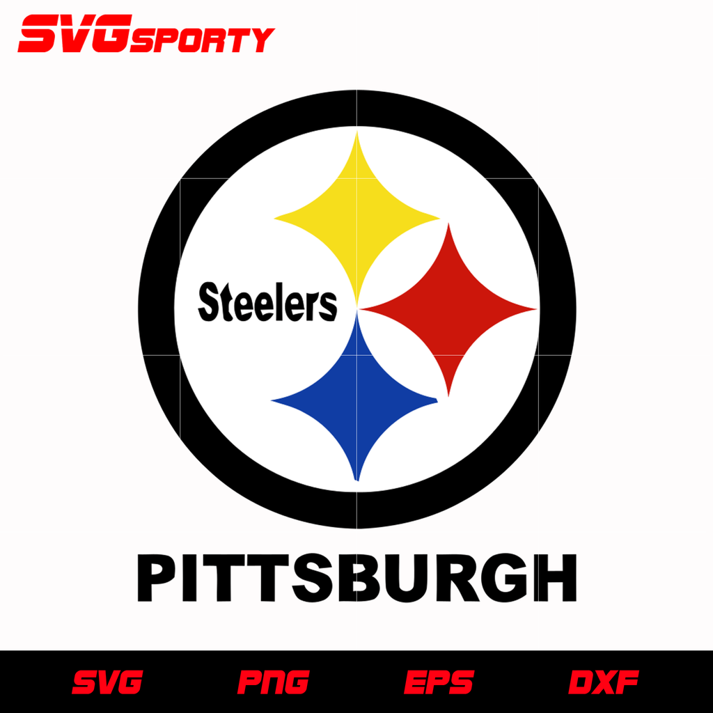 Pittsburgh steelers logo svg nfl svg eps dxf png digital file â svg sporty