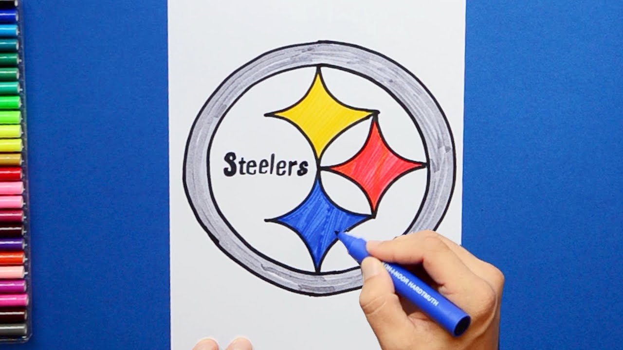 How to draw the pittsburgh steelers logo nfl tea