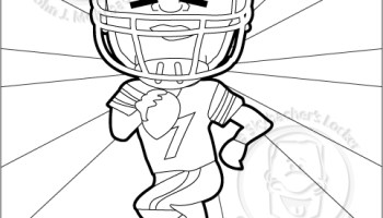 Free steelers linebackers coloring page