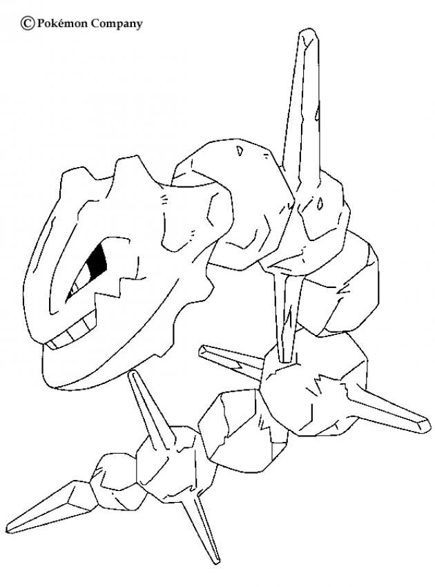 Stelix pokemon coloring pages pokemon coloring pokemon sketch