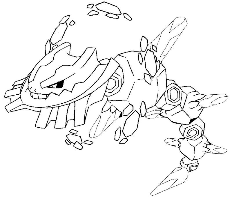 Mega steelix coloriage pokemon dessin pokemon ã imprimer coloriage