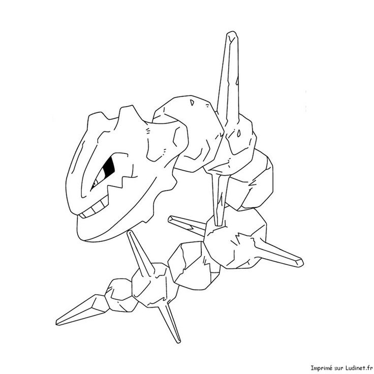 Steelix pokemon coloring pages pokemon coloring pokemon sketch