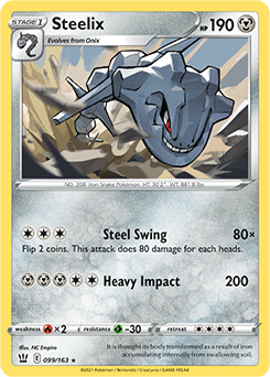 Steelix battle styles tcg card database