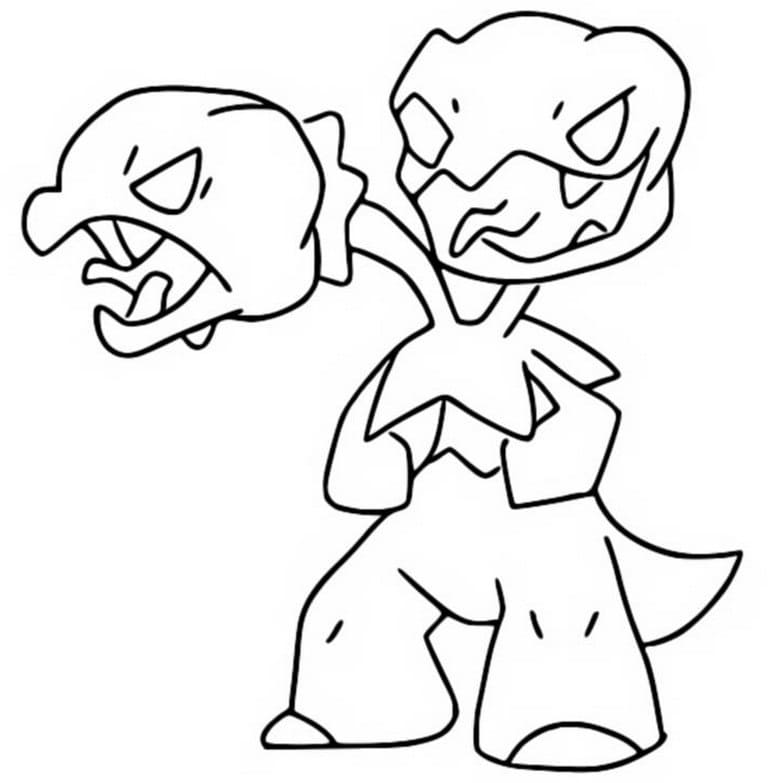 Scovillain pokemon coloring page