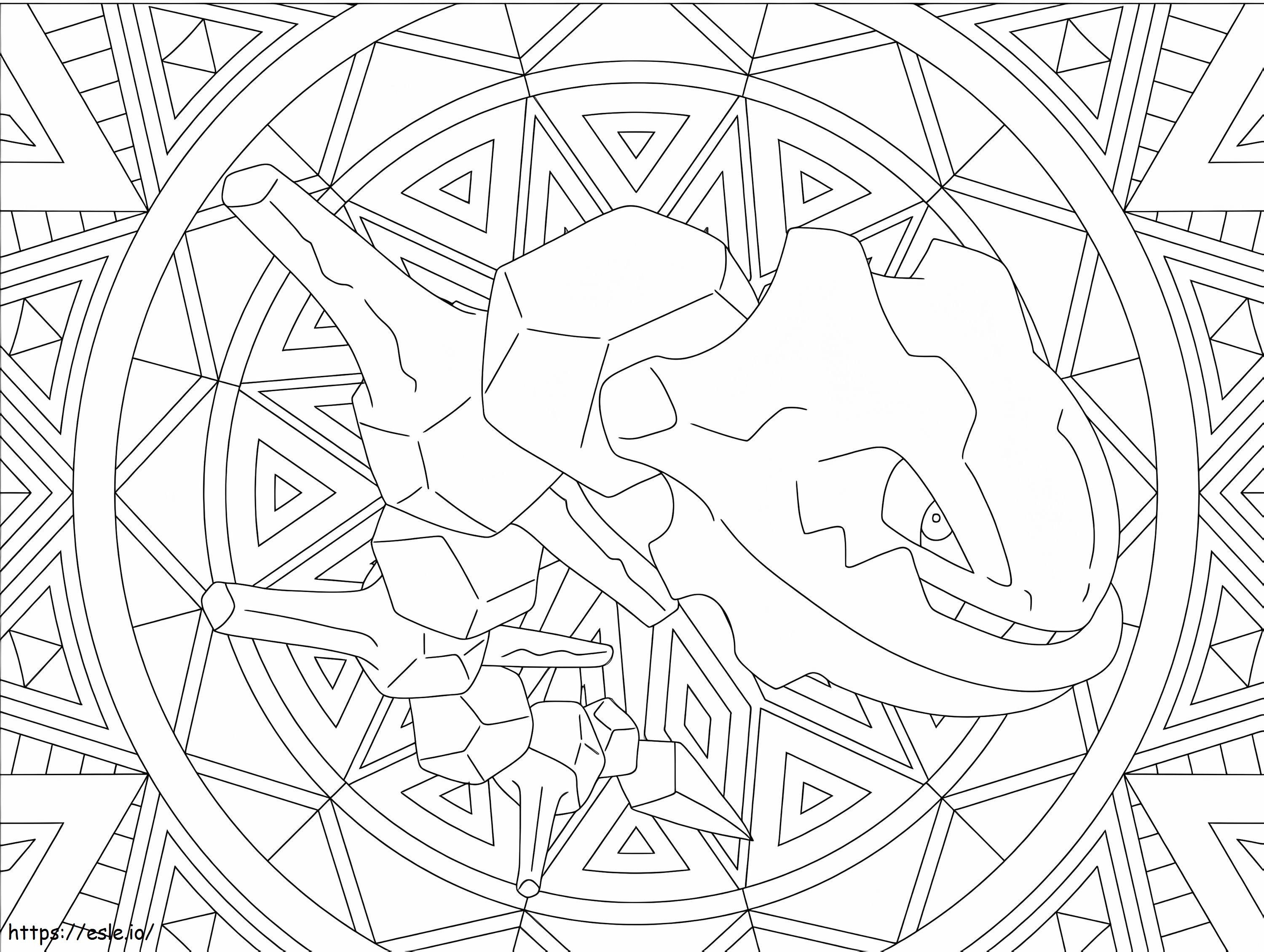 Steelix coloring page