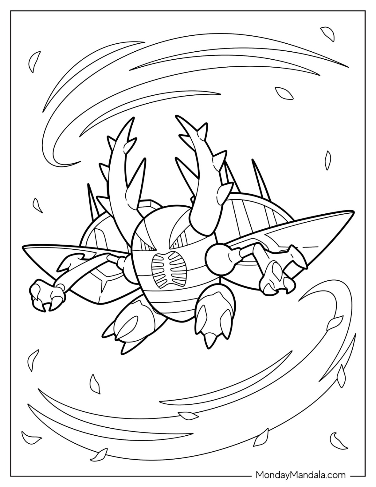 Mega pokemon coloring pages free pdf printables