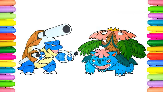 Mega pokemon coloring pages