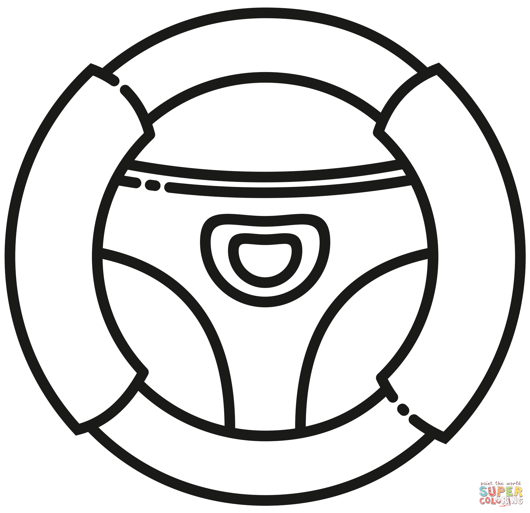 Steering wheel coloring page free printable coloring pages