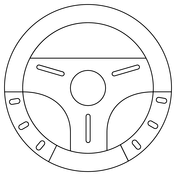 Steering wheel coloring page free printable coloring pages