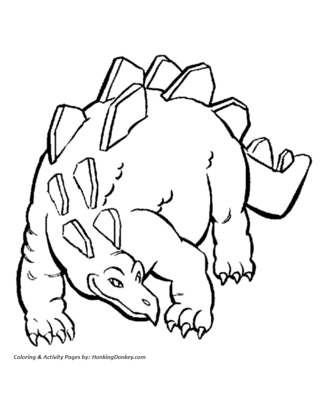 Dinosaur coloring pages printable stegosaurus coloring page sheet and kids activity page