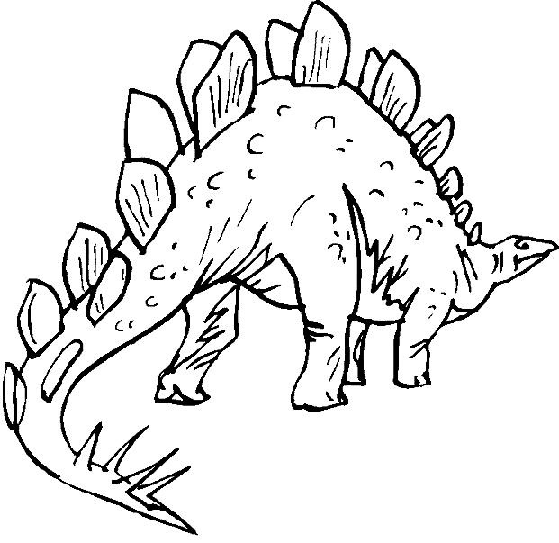 Stegosaurus coloring pages printable for free download