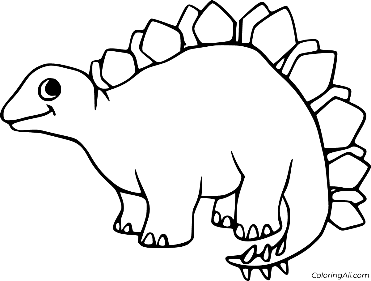 Stegosaurus coloring pages