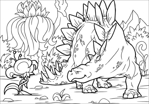 Stegosaurus coloring pages free coloring pages