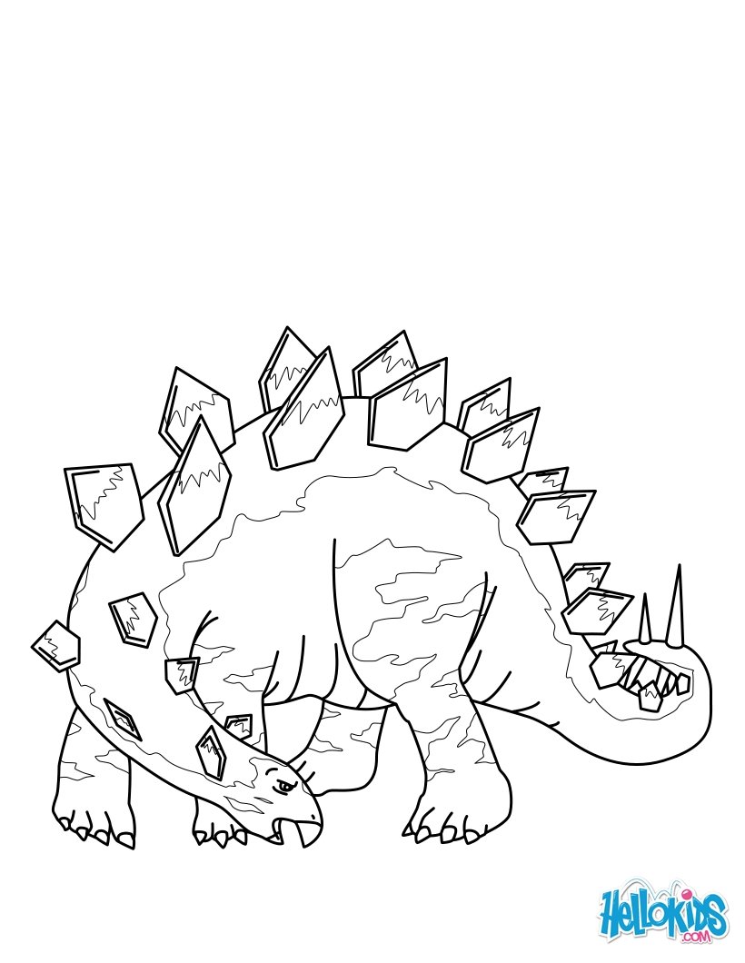 Stegosaurus coloring pages