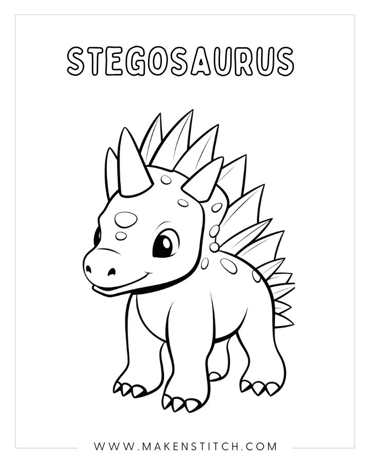 Coloring pages dinosaur theme for kids and adults