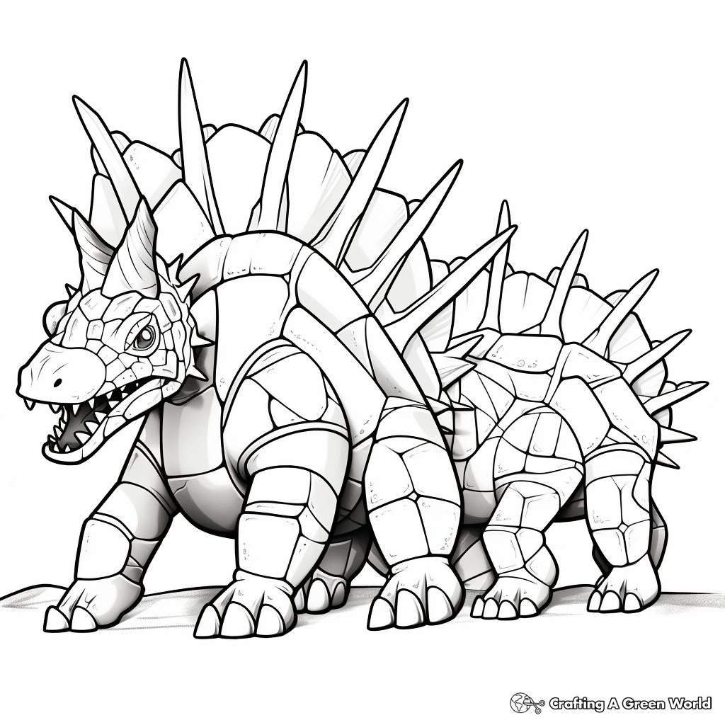 Stegosaurus coloring pages