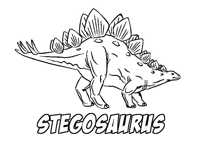 Free dinosaur coloring pages ankylosaurus stegosaurus