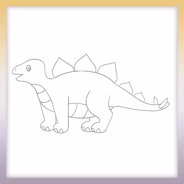 Dinosaur â stegosaurus â