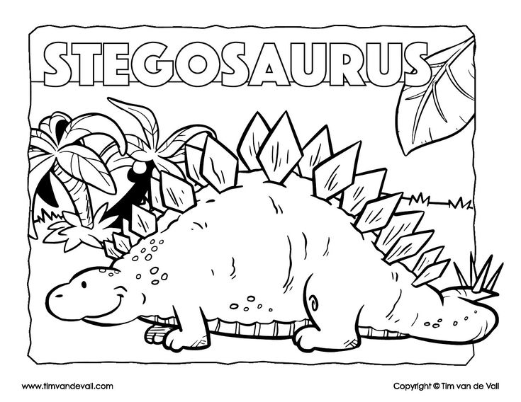 Stegosaurus coloring page â tims printables dinosaur coloring dinosaur coloring pages dinosaur coloring sheets