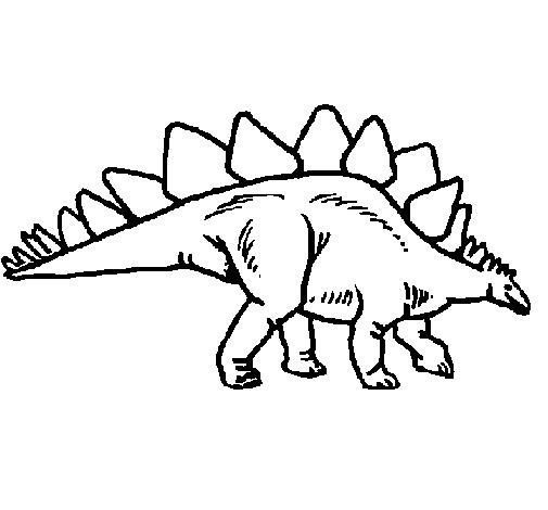 Stegosaurus coloring page