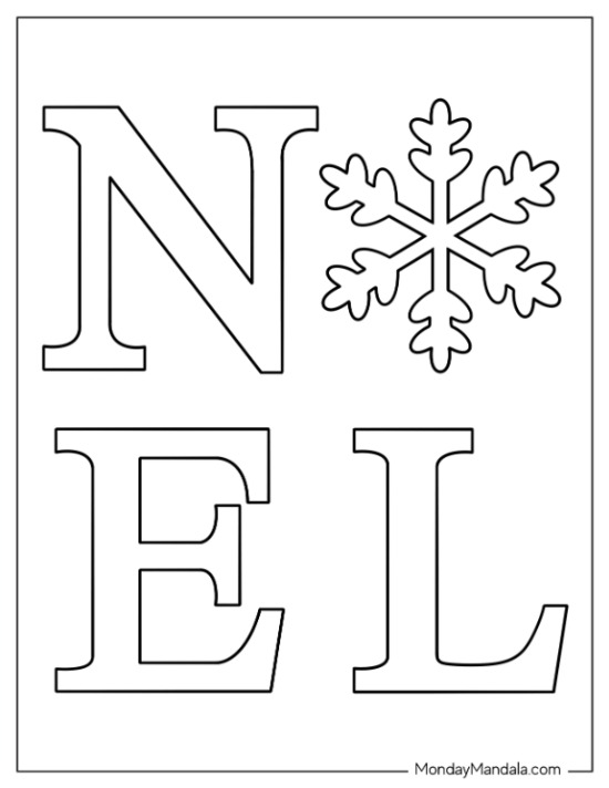 Christmas stencils free pdf printables