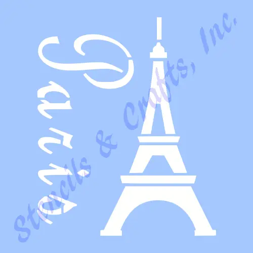 Eiffel tower stencil paris template craft stencils templates art color paint new