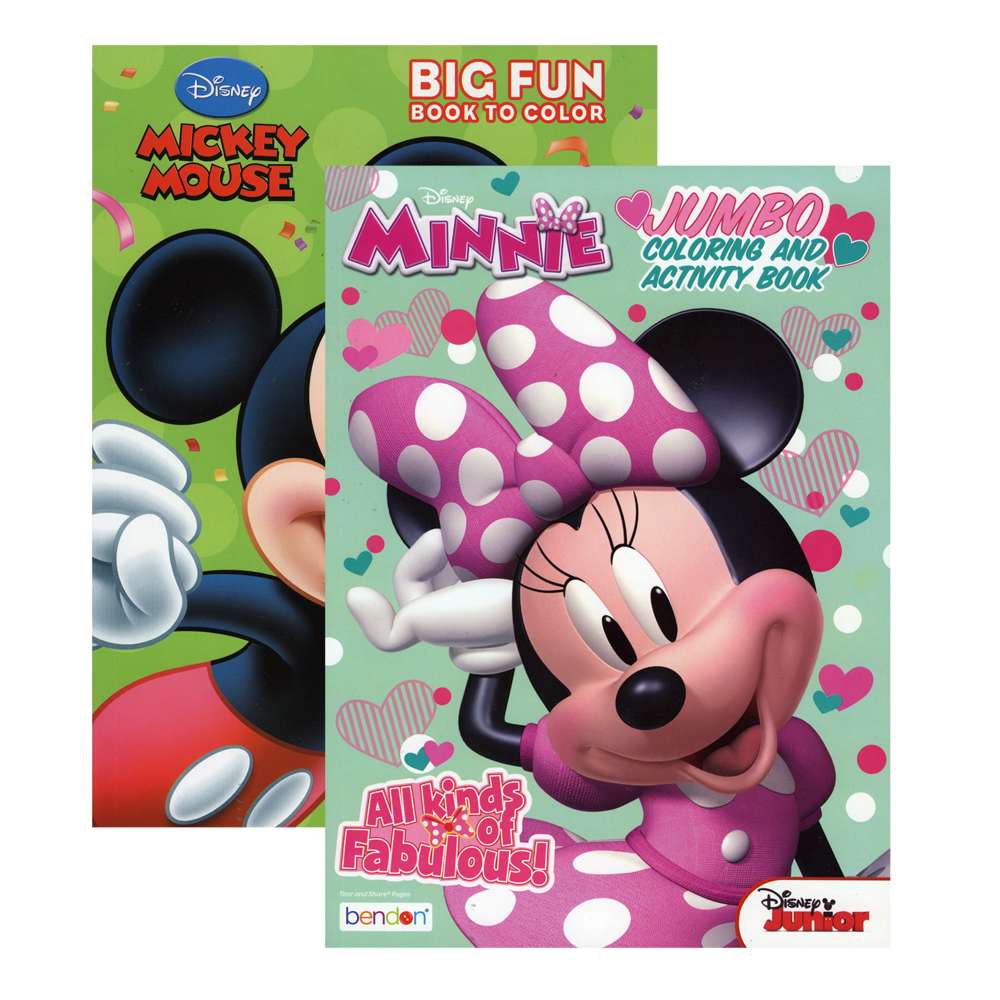 Mickey minnie coloring book