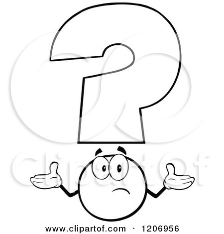 Question mark coloring page free vector clipart coloring pages vector free