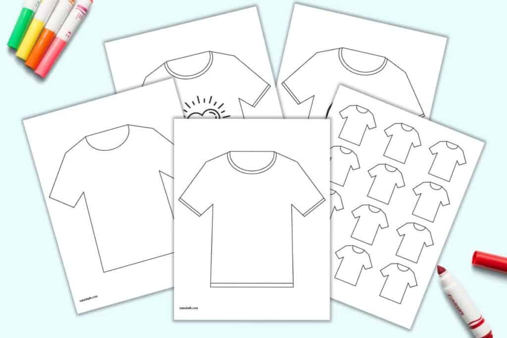 Free printable white t