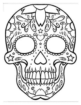 Dia de los muertos spanish lesson materials nov