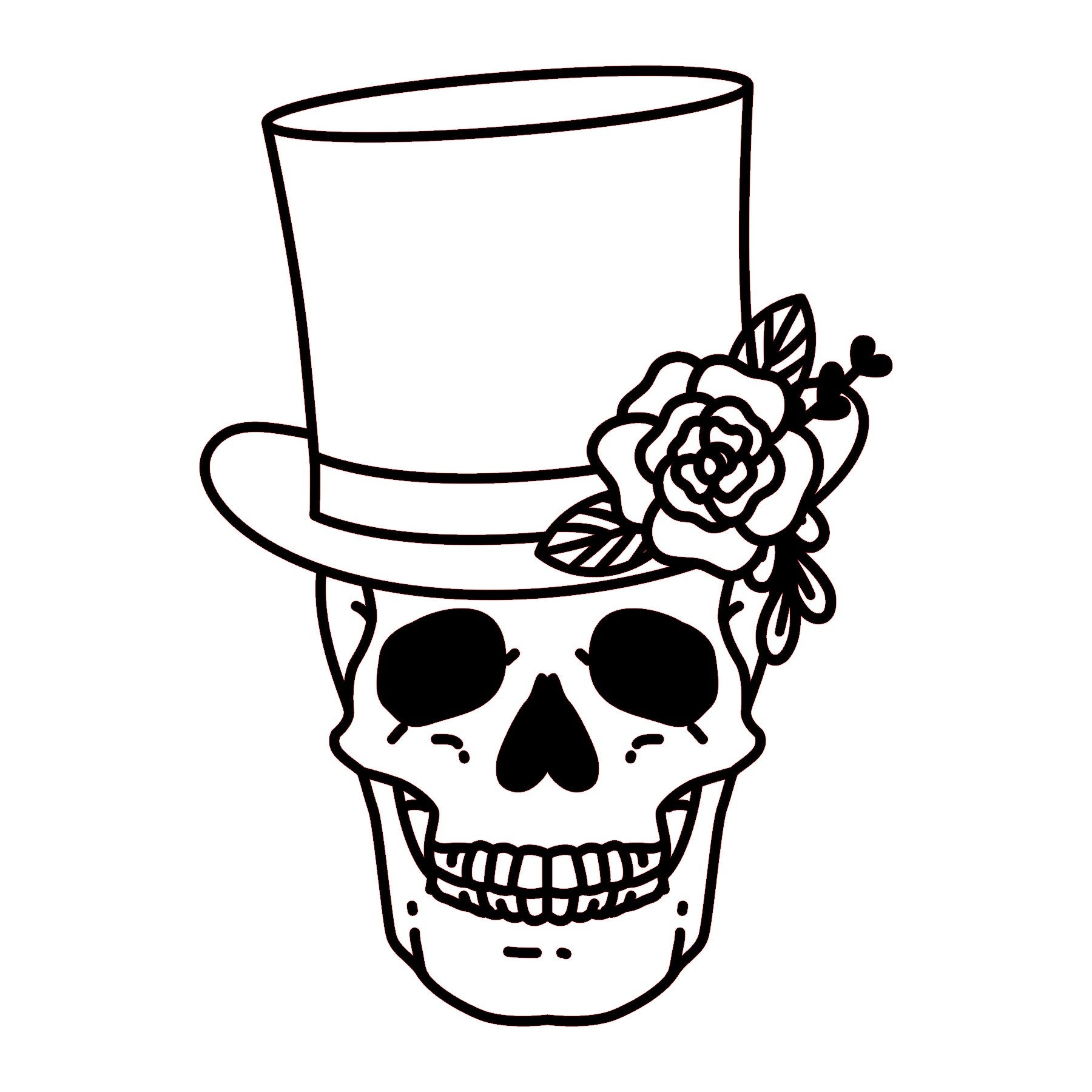 Halloween skull flower death various reusable stencil deration cards â