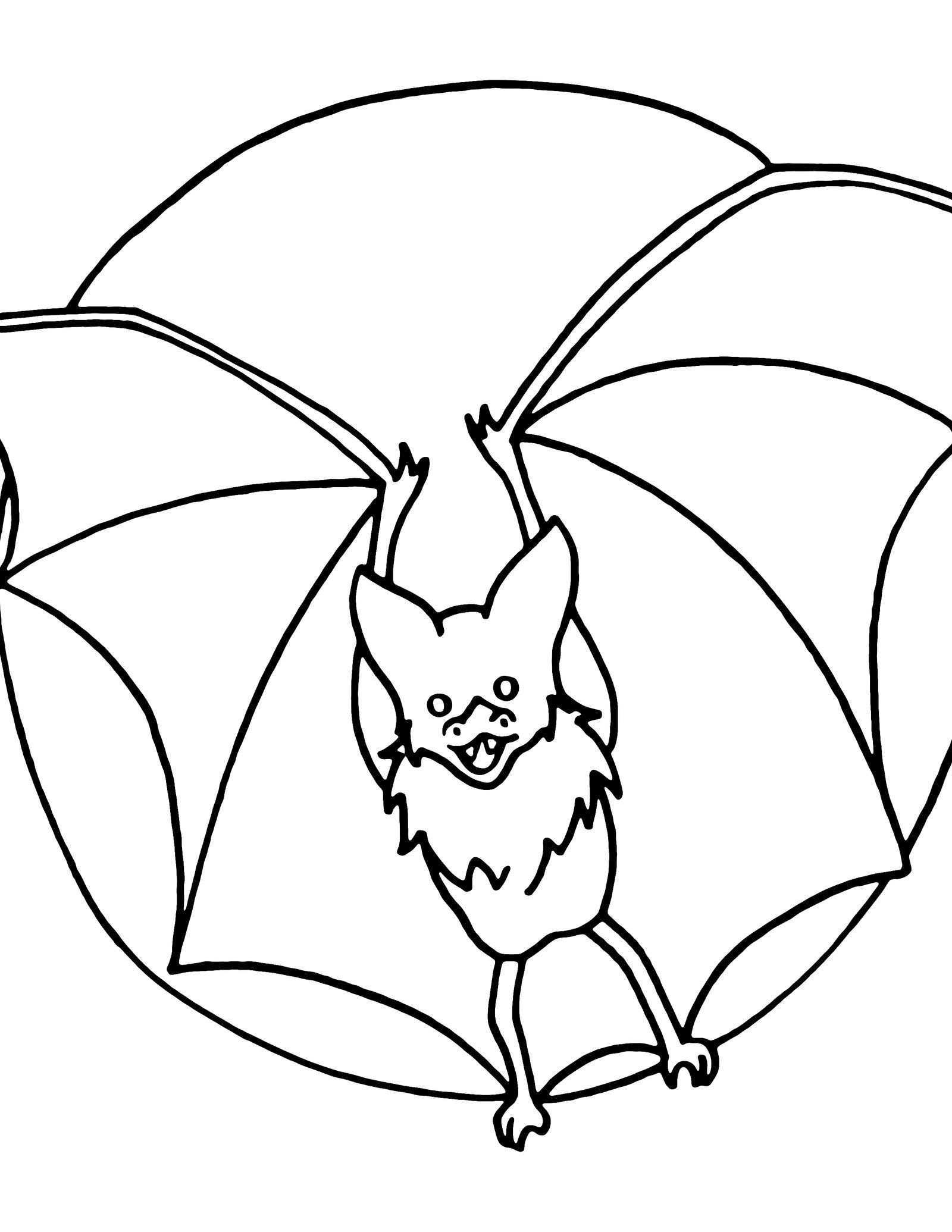 Bat coloring page by cetivarose on