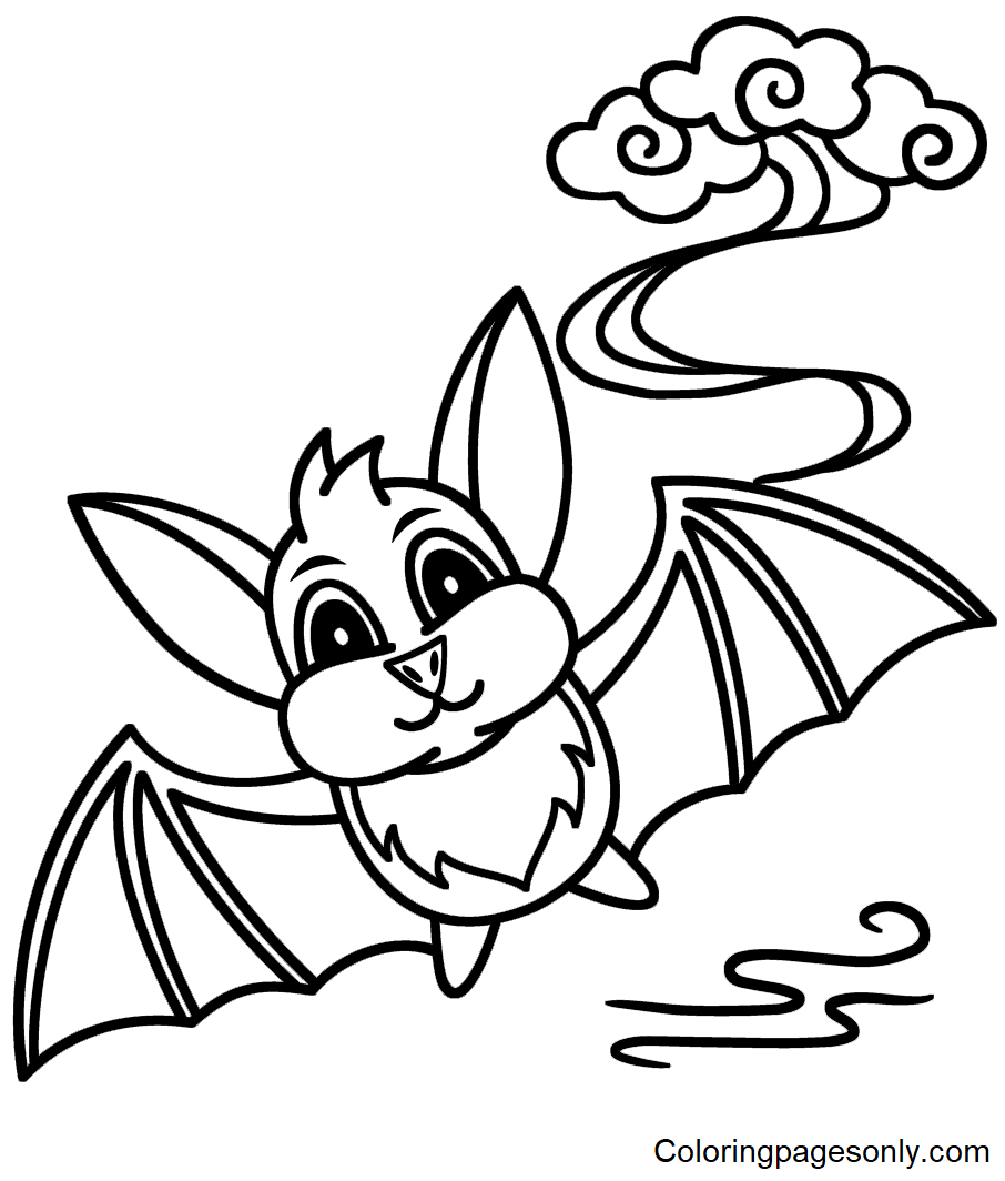 Bat coloring pages printable for free download