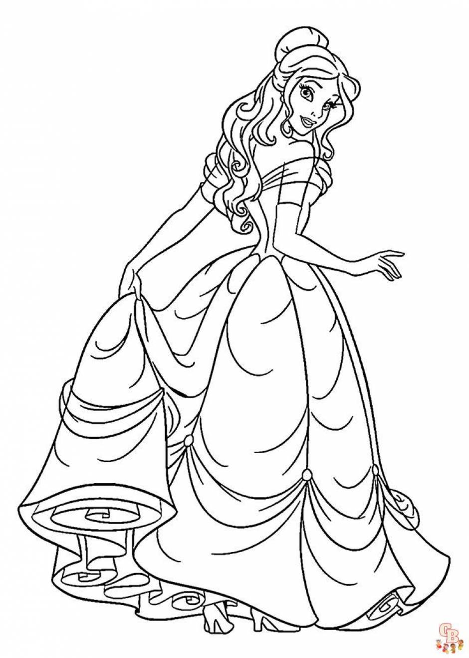 Unleash your creativity with princess coloring pages