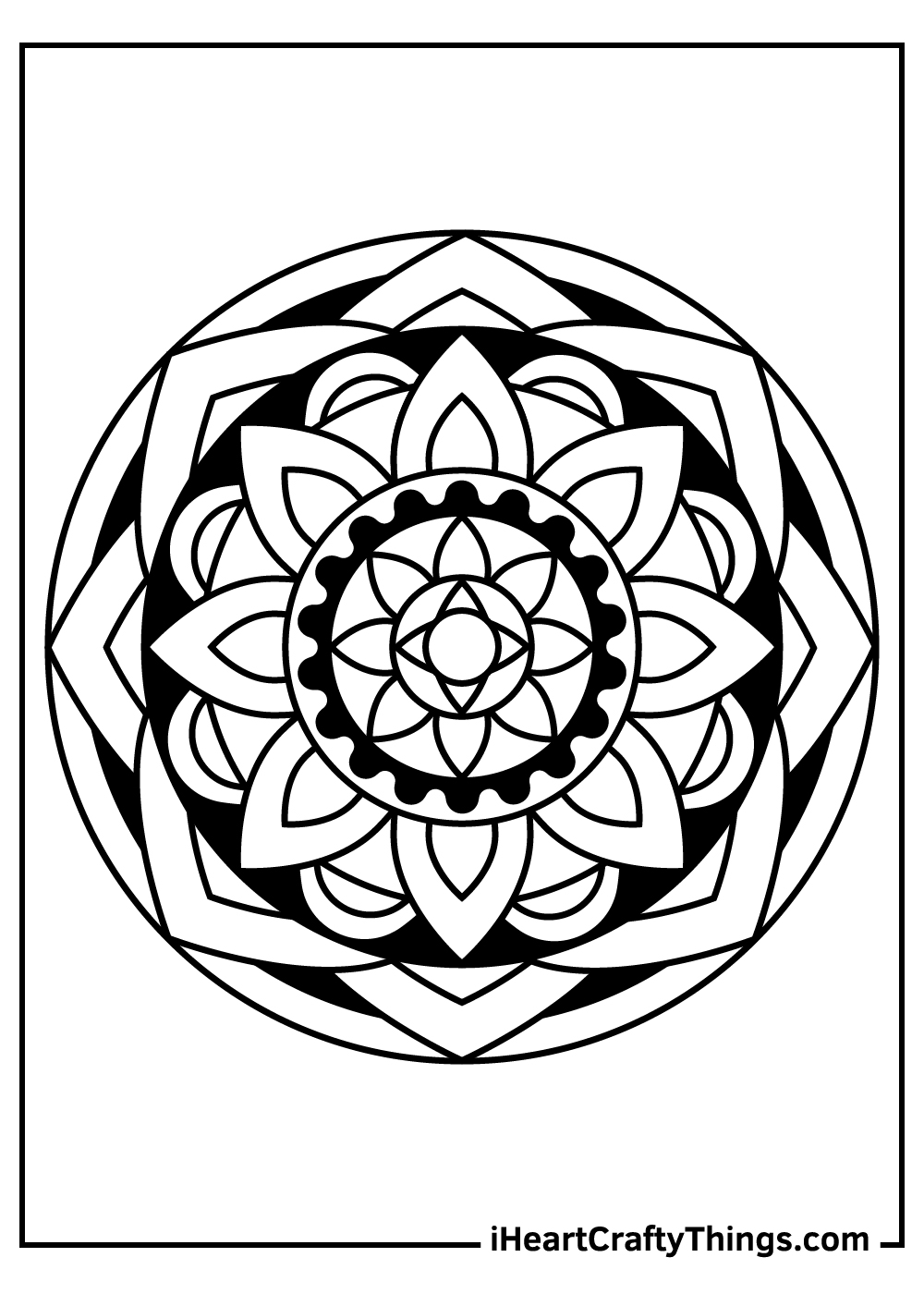 Mandala coloring pages free printables