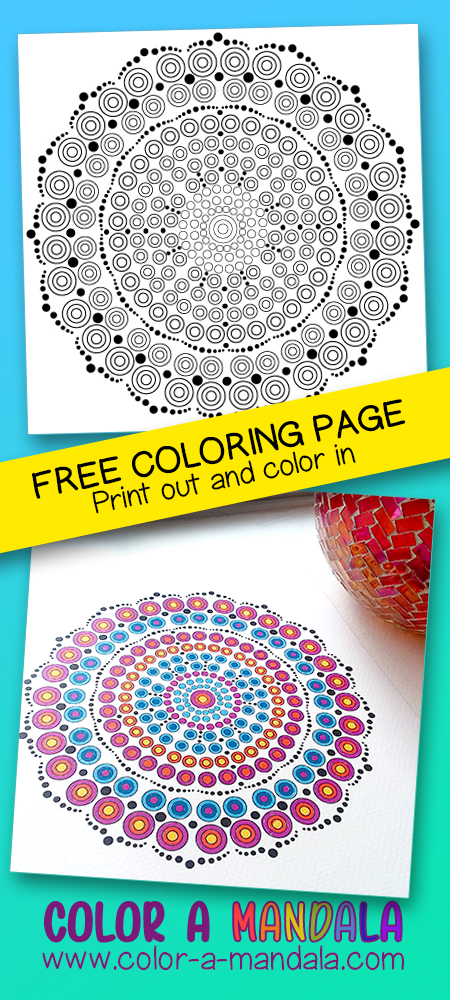 Lots of dots mandala m